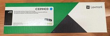 Lexmark C331HM0 Cyan Toner Cartridge High Yield, Unison Returns, Sealed, New picture