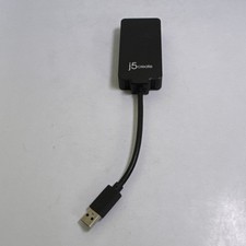 J5create USB 3.0 Multi-Adapter VGA USB & Gigabit Ethernet JUA370BE Tested Clean picture