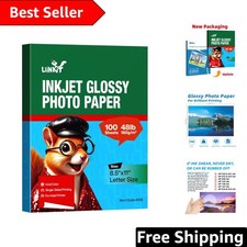 High-Quality 100 Sheets 8.5x11 Photo Paper - Glossy Finish for Excellent Results picture