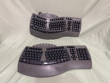 Fellowes Microban KU9938 Ergonomic Split USB Keyboards – Lot of 2 - Tested picture