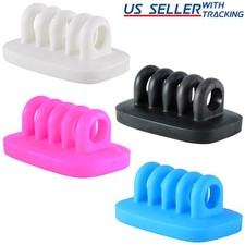 Heavy Weighted Cable Holder Desktop Cord Management Office Desk Wire Organizer picture