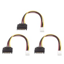 4Pin Female to 15Pin Power Converter Adapter Cable Power 15p to 4p Converter picture