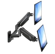 BONTEC Dual Monitor Wall Mount for 13-32 Inch Screens, Height Black  picture