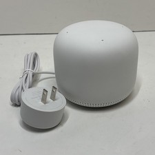 Google Nest Wifi Point H2E Mesh Access Point Snow White W/OEM Power Cord picture