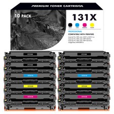 10PK Toner Compatible With HP 131X CF210X 131A LaserJet Pro M276nw M251n M251nw picture