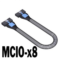 ADT-Link PCIe 4.0 x16 MCIO Card Riser Cable GEN4 to 1-to-2 X8 Card SFF-TA-1016 picture