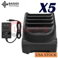 5PCS SAC-TC51-4SCHG-01 Battery Charger Cradle For Zebra TC51 TC52 TC56 TC57 USA picture