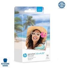 Zink Sticky Back Photo Paper 3.5 x 4.25 Inch 50 Sheets Peel and Stick for picture