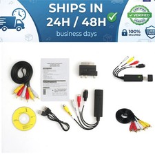 USB VHS to DVD Video Capture Converter Analog to Digital RCA S-Video picture
