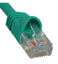 Icc ICPCSJ01GN Patch Cord, Cat 5e, Molded Boot, 1' Gn picture