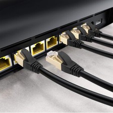[40Gbps Certified] Cat8 Ethernet Patch Cable Double Shielded┃2000MHz (2GHz) Lot picture