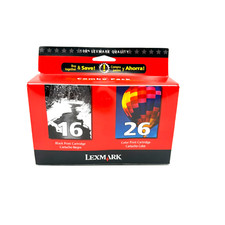 New Lexmark Combo Pack 16/26 Black & Color Cartridges picture