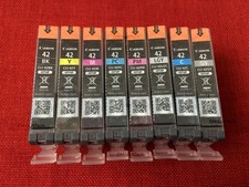 Genuine Canon CLI-42 Ink Cartridges 8-Color Set PIXMA PRO-100 (NEW & SEALED) picture