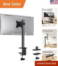 Improved LCD Monitor Riser with Adjustable Tilt & Height for Better Posture picture