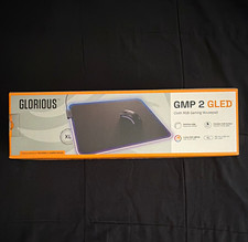 Glorious GMP 2 GLED RGB Illuminated Cloth Gaming Mouse Pad XL Black 14x18