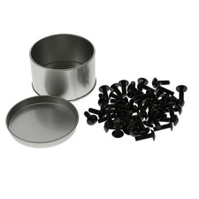 15 Pack of 10-32 Rack Screws, Black 50-Pack picture