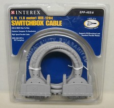 New Interex Switchbox Cable EEP-403/6 6 Ft (1.8 meter) IEEE-1284-A DB25 M to M picture