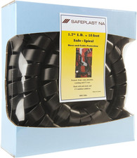 Caplugs SPPC Series – Safeplast Safe-Spiral Pre-Cut Spiral Wrap, Hose & Cable Pr picture
