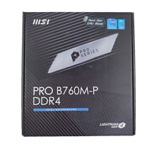 MSI PRO B760M-P DDR4, LGA1700 MicroATX Intel Motherboard (Please Read) picture