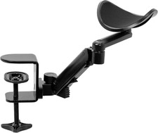 VIVO Black Clamp-On Adjustable Arm Rest, MOUNT-ARM01 picture