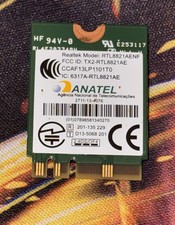 GENUINE LENOVO REALTEK RTL8821AENF WIRELESS WIFI CARD M.2 00JT482 TESTED picture