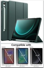 Green Folding Folio Case for Samsung Galaxy Tab S10/S9 FE 10.9