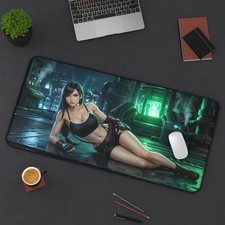 Tifa Lockhart Mouse Pad, Final Fantasy Desk Mat, Gaming Pad XL picture