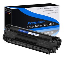 1PK Black High Yield Toner Cartridge Fit for HP Q2612A LaserJet 1012 3050 M1319f picture