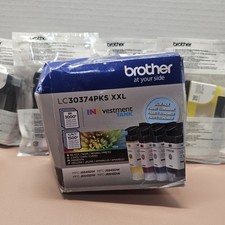 Open Box Genuine Brother LC3037 XXL 4Pk Black & Color Cartridge Combo Exp 01/29 picture