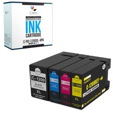 CMYi 4-Pack Compatible PGI-1200XL Ink Cartridges fits Canon MAXIFY MB2320 MB2720 picture