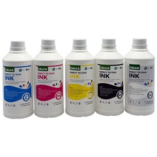 US-Stock 1L DTF Inks Direct to Film Ink - C M Y K W picture