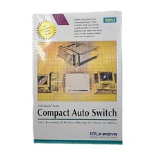 Linksys Compact Auto Switch PASU221  ProConnect Series 2 Port New In Box picture