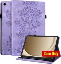 Purple Slim PU Leather Folio Case with Multi-Angle Stand for Samsung Galaxy Tab picture