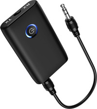 Aux Bluetooth Adapter for Car, Upgraded Bluetooth 5.3 Transmitter Receiver, Port picture