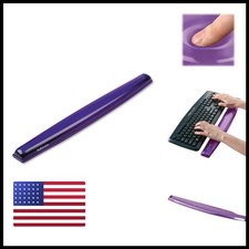 Fellowes Crystals Gel Keyboard Wrist Rest Purple 91437 picture