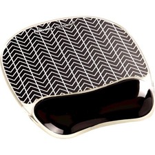 Fellowes Photo Gel Mouse Mat with Wrist Support and Microban Protection - Mouse picture