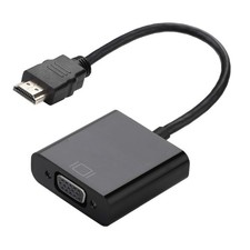 Manhattan HDMI to VGA Converter cable, 1080p, 30cm, Male to Female, Micro-USB Po picture