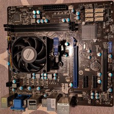 MSI FM2-A75MA-E35 Socket FM2 DDR3 Motherboard with AMD A4-5300 3.57Ghz APU picture