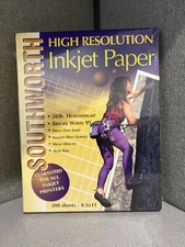High Resolution Inkjet Paper 8.5 x11- 200 Sheets Bright White 95 picture