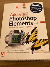 Adobe Photoshop Elements 5.0 Software - Photo Editor Win XP PC CD Genuine picture