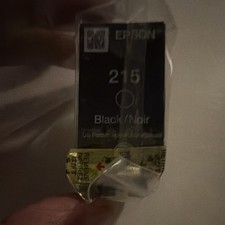 Epson 215 Black Genuine/Original Inkjet Ink Cartridge for Epson Printers picture