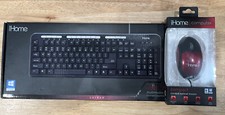 iHome Wired Full Size Multimedia Desktop Keyboard USB Connection with Mouse. picture