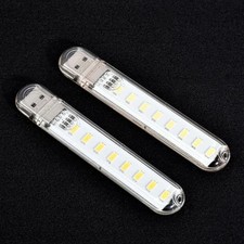 8 LED Mini Portable USB Lamp DC 5V Camping USB Lighting for PC Laptop 1 Pcs picture