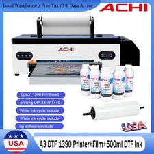 A3 DTF Roll Printer Direct to Film For T-shirt DIY Epson1390 Head Home Bussiness picture