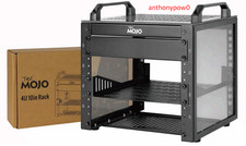  6U Network Rack, 10 inch Mini Server Rack with 2 Side Translucent Panels picture