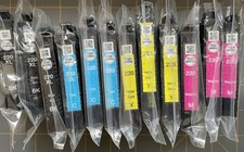 Lot of 12 Virgin Genuine Epson Empty Ink Cartridges # 220 & 220XL Never Refilled picture