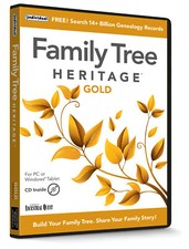 Family Tree Heritage 16 Gold  (Latest Version) PC Ancestry Software--Win 10,8,7 picture