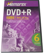 Memorex 4.7GB DVD+R 4x Recordable Media 6 Hours SLP New Open Box picture