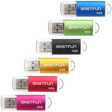 6 Pack 16GB USB 2.0 Flash Drive Memory Stick Thumb Drive Thumb Stick Jump picture
