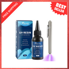 UV Resin Kit with Light, 50g, Fast Curing, Bonding, Clear, Low Viscosity picture